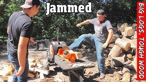 Can A kinetic Wood splitter handle Big Logs ?!?