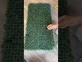 Let's see how to install artificial grass walls