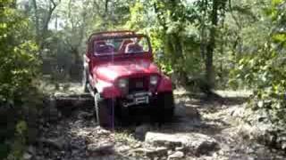 My Jeep CJ7 In Mark Tain National Forest 1045 loop