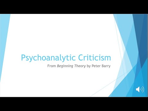 Psychoanalytic Criticism
