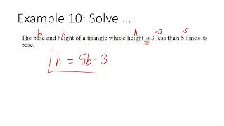 3.2E Part 3 and 4 Solving Polynomial Word Problems