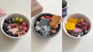 【Organize collections】🐇make frozen yogurt & yogurt bowl with me