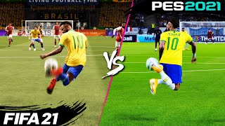FIFA 21 vs. PES 2021: Skill Moves | 4K