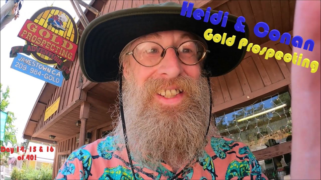 🇺🇸 Wild Mystery in Jamestown, California - Gold Prospecting Shop Shut Down?!? - 14 to 16 of 40 Days!