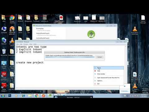 Android programming tutorial   Creating the Explicit Intent Application Example