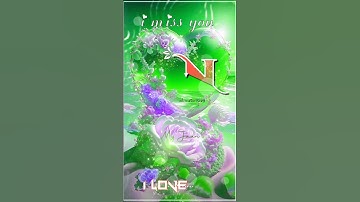 #N_name_love_status❤️comment for ur name🙏 trending colourful name art video whatsapp status| #shorts