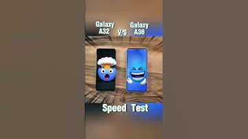 Galaxy A32 vs A36 Speed Test: The results are in! 👀#shorts sh
