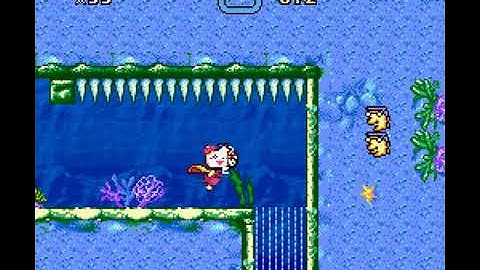 [SMW Hack - Super Mario /v/orld 2] 4-4(N):Water Maze Current Edition