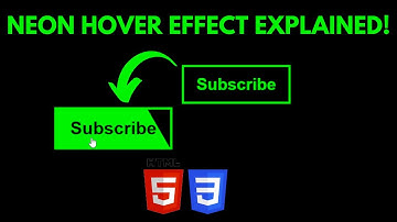 Neon Hover Button Effect with HTML & CSS | Modern CSS Hover Effects Tutorial