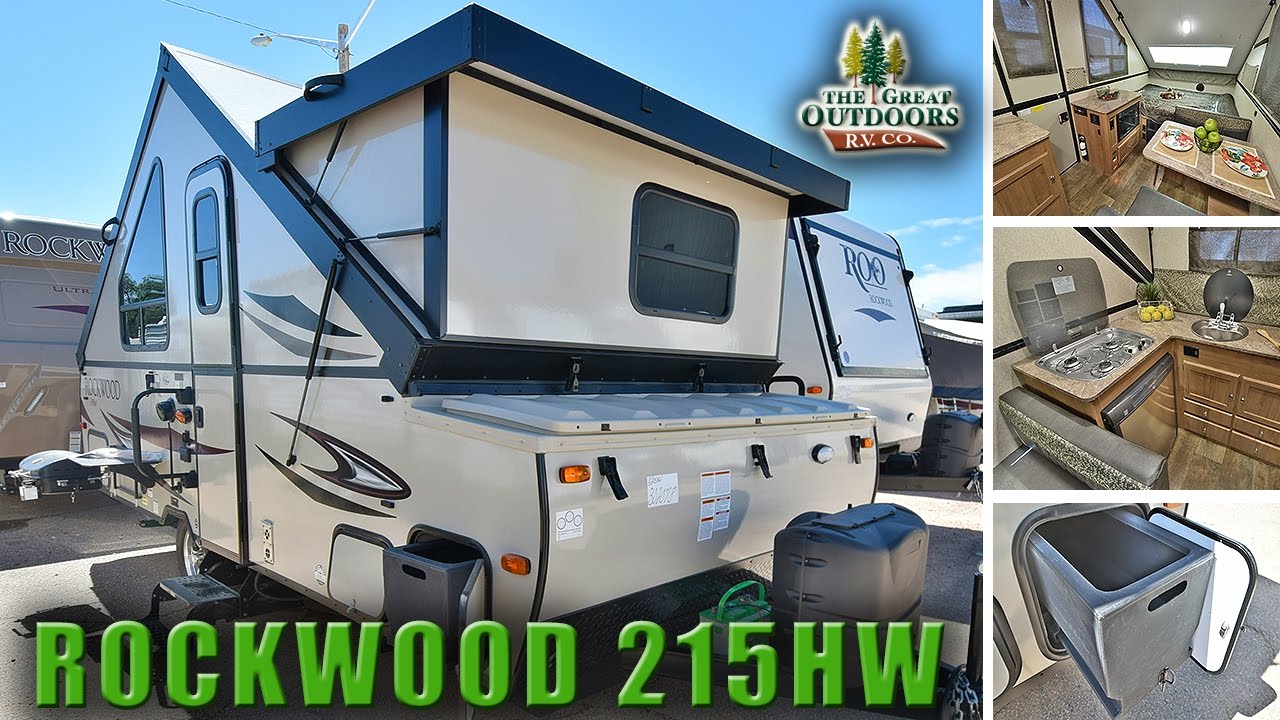 New Pop Up Hard Side 2018 Rockwood 215HW A Frame Camper RV Colorado