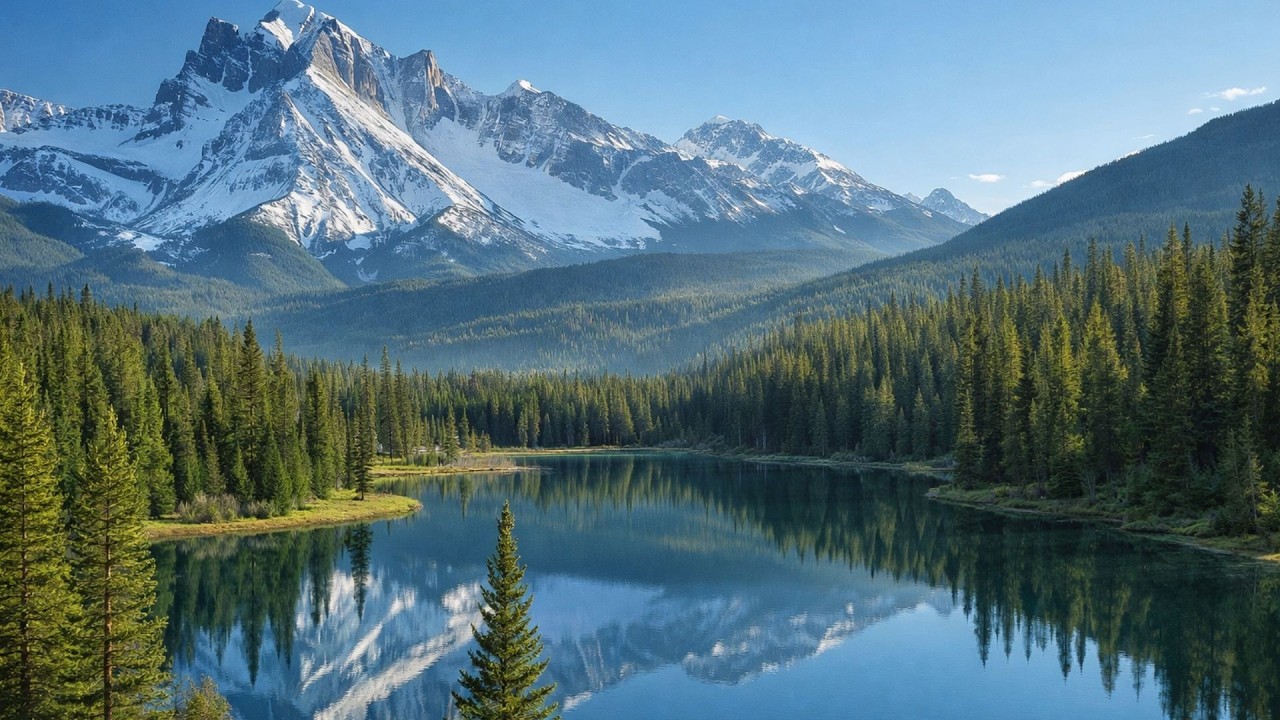 RELAXING NATURE LANDSCAPES 🌿 Full HD | Soft Piano for Stress Relief