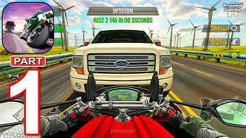 Traffic Rider - Gameplay Walkthrough Part 1 Missions, LAZ 400, VALKYRIE, MX 450S, AURA Bike