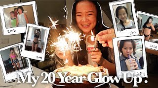 my 20 year glow-up story | what I eat for my BIRTHDAY WEEK | my issues w/ food & body image