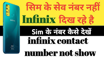 infinix contact number not show problem solve // how to show Contact import export for infinix 2022