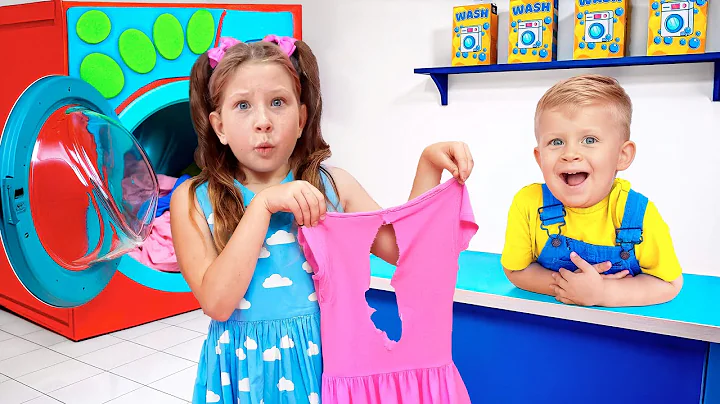 Oliver's Fun Laundry Adventures  - Kids Compilation