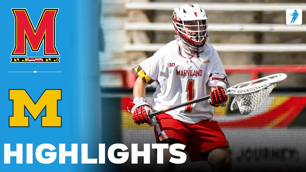 Maryland vs Michigan | NCAA College Lacrosse | Highlights - March 22, 2025