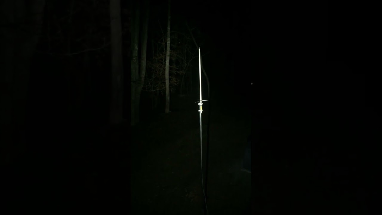 Comet GP-1 antenna setup.