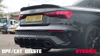 Audi RS3 8Y Stock exhaust vs OPF/Cat delete screenshot 1