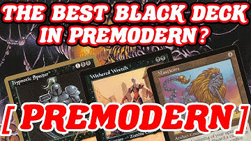 THE BEST BLACK DECK IN PREMODERN? Tournament Winning Moneyball Black Midrange List MTG