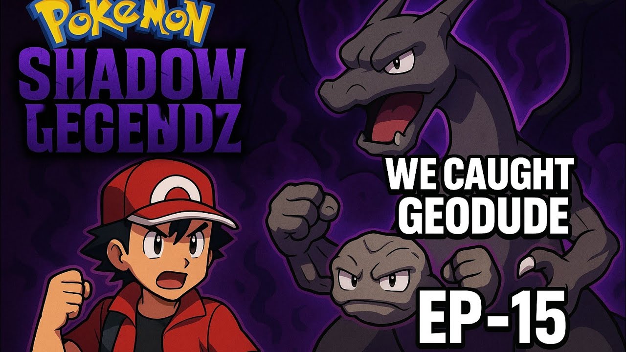 Shadow Legendz – We Caught Geodude & Solved a Mystery! (NDS ROM Hack) | Part-15