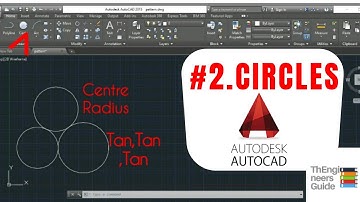 #2) How To Draw Circles in AutoCAD (Master Circle Command in 4 Min )