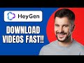 How to Download Heygen Video (Export Without Issues 2025)