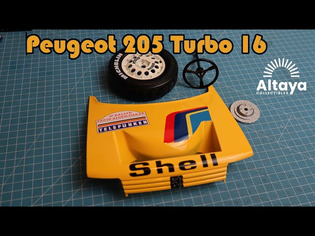 Nikko 205 Turbo 16 Rallye Grand Modèle 1/16 – Occasion, échelle 1:16