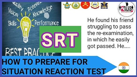 How to prepare for Situation Reaction Test( SRT) in SSB? || Importance of logical responses in SRT
