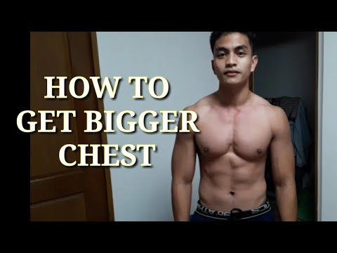 HOW TO GET BIGGER CHEST? | PAANO MAGPALAKI NG DIBDIB | WILSONATICS PH