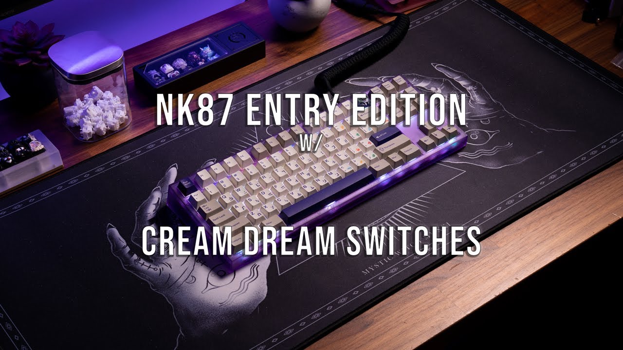 NK87 Entry Edition with Cream Dream Switches Switches Keyboard Sound