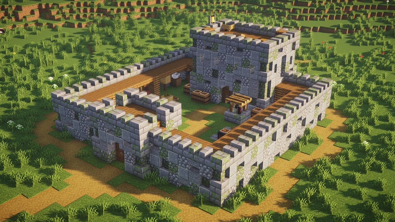 Minecraft 小さな砦の作り方 How To Build A Small Fort Youtube