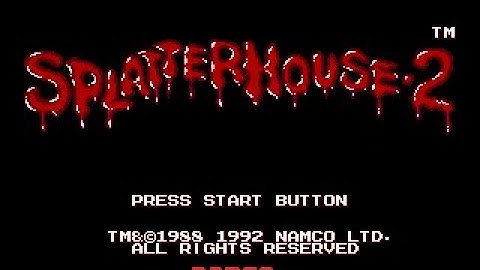 Splatterhouse 2 (GEN) - Intro