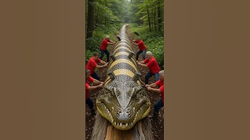 recuse crocodile giant log help me 😭🥹 #video #ai #shorts