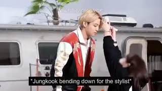 BTS ⟭⟬ And Their Stylists Sweet Moment