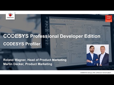 CODESYS Professional Geliştirici Sürümü - CODESYS Profiler