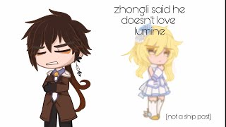 Zhongli doesn&#39;t love Lumine (not a ship post)