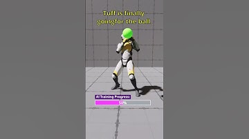 Part2: Tuff AI Learns to Punch - Unity ML Agent Trained for 180 Days in Simulation #ai #gamedev #rl