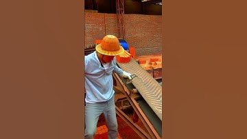🚛 Brick Unloading Mastery! Watch This Conveyor Belt System Load Bricks Lightning Fast Off the Truck!