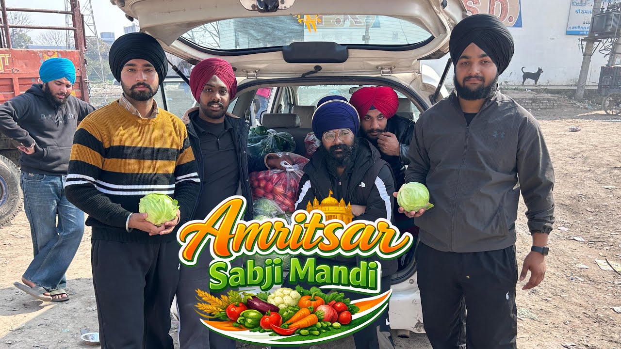 Amritsar sabji mandi🍅🫛||@Jarmanvines 