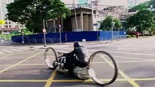 Ride a motorcycle with a 300-horsepower Rolls-Royce aircraft engine