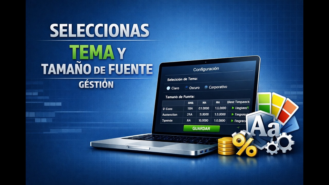 Seleccionar Fuente y Tamaño