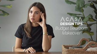 Acasa Design Tips - P30,000 Budget Bedroom Makeover