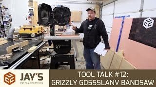 Article: http://jayscustomcreations.com/2016/03/tool-talk-12-grizzly-bandsaw/ These videos are short project and everyday updates. 