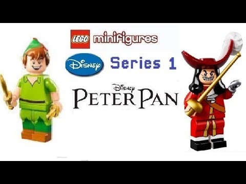 Lego Disney Minifigures Series 1 Peter Pan & Captain Hook 