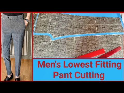 Men's Narrow Fitting Pant Cutting Perfect Method - YouTube