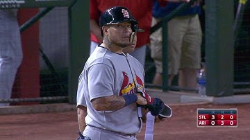 STL@ARI: Molina grounds a two-run single to left