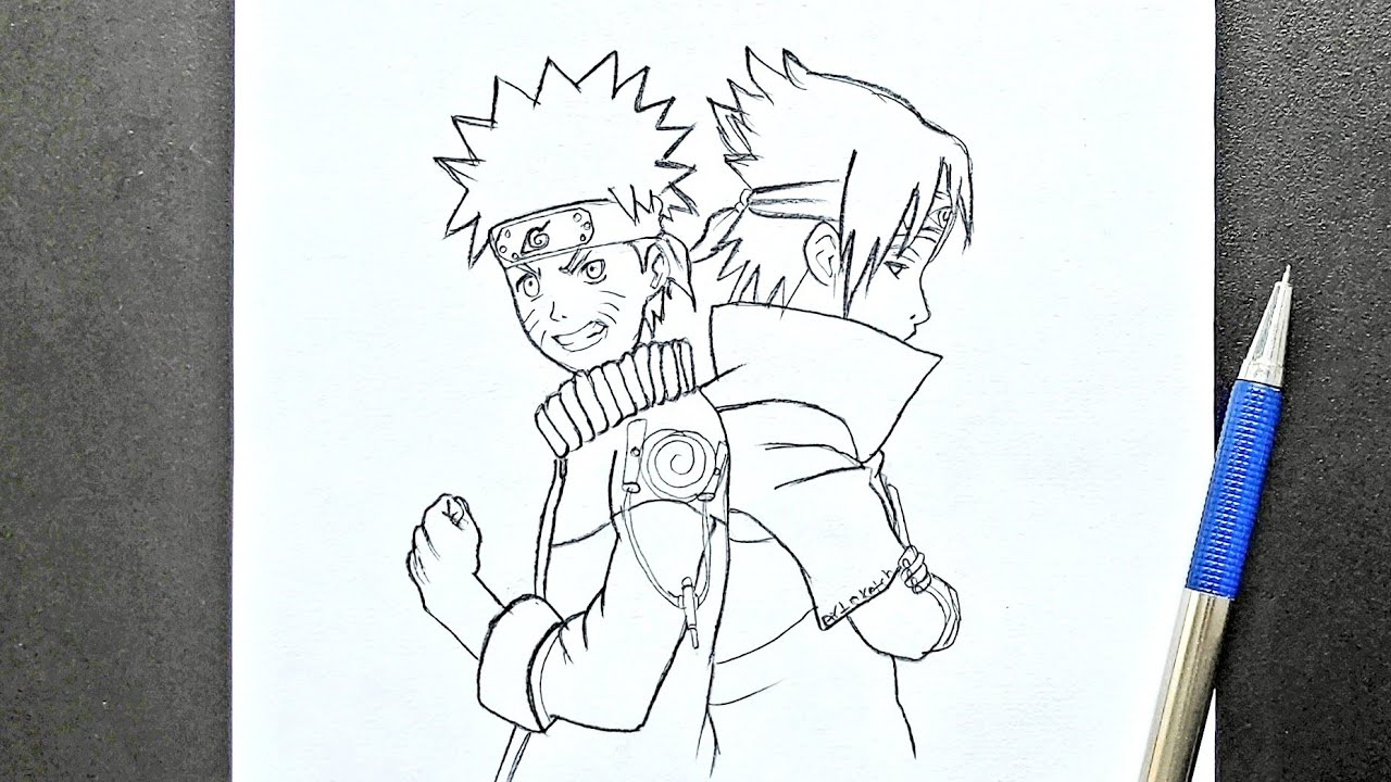 promoting  Naruto and sasuke, Naruto vs sasuke final, Sasuke drawing