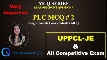 #2  UPPCL-JE | PLC MCQ #2 | Important Programmable Logic Controller MCQs| Important MCQ