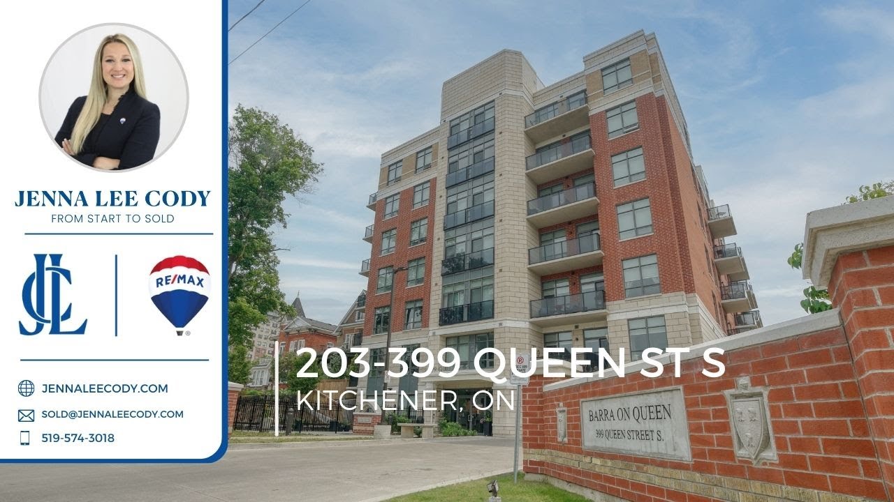 Kitchener Condo Tour 203399 Queen Street S Jenna Lee Cody Real