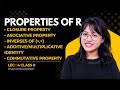 Properties of Real Numbers|(closure,associative, inverses, identities) Explained